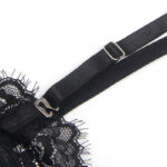SUBBLIME - 955496 BODY IN PIZZO CON FIOCCHI E GIARRETTIERE NERO S/M - immagine 8