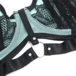 SUBBLIME - 955564 REGGISENO IN VERNICE VERDE CON CERNIERA IN RETE L/XL - immagine 9