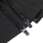 SUBBLIME - 957704 VESTIDO DE CUERO CON CREMALLERA Y ENCAJE NEGRO S/M - immagine 7