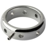 ELECTRASTIM - ANELLO ELETTROMAGNETICO PER PENE IN METALLO PRESTIGE 46 MM - immagine 2