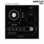 ADDICTED TOYS - PULITORE ANALE CON ADATTATORE UNIVERSALE MODELLO 6 - immagine 5